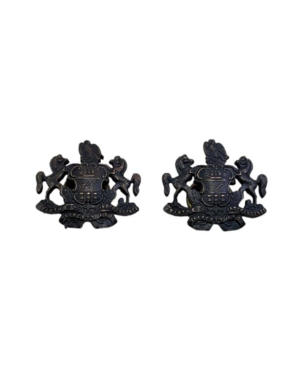 US Pennsylvania Police Collars Insignia Pair