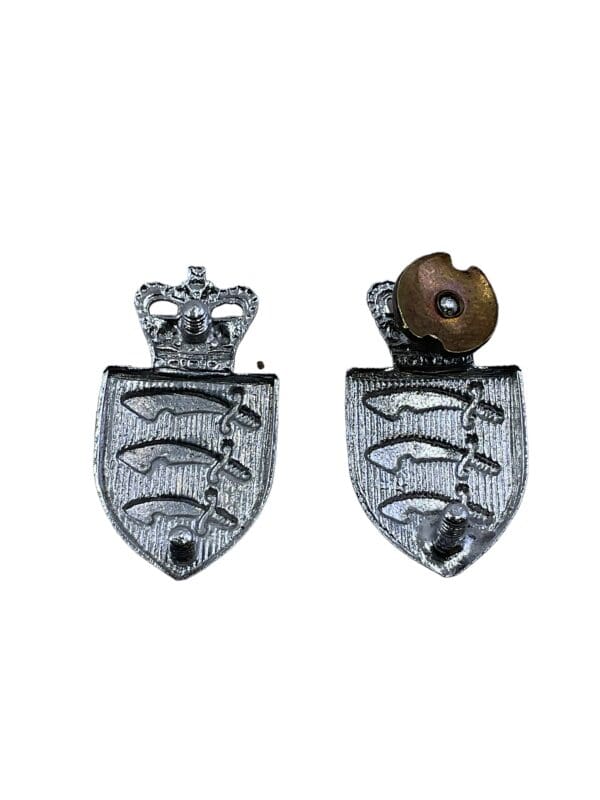 British Essex Constabulary Police Collars Insignia Pair