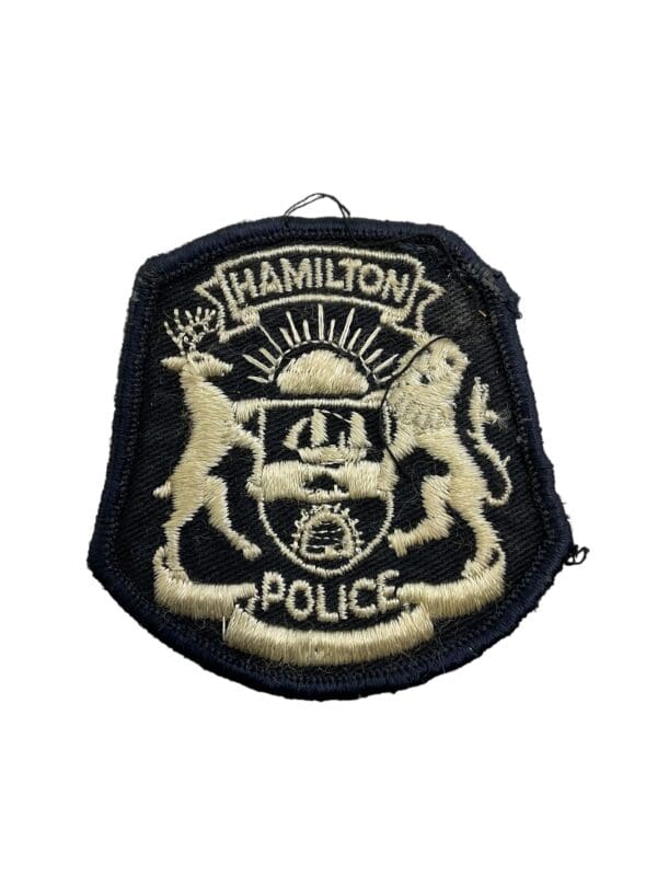 Canadian Hamilton Ontario Police Patch