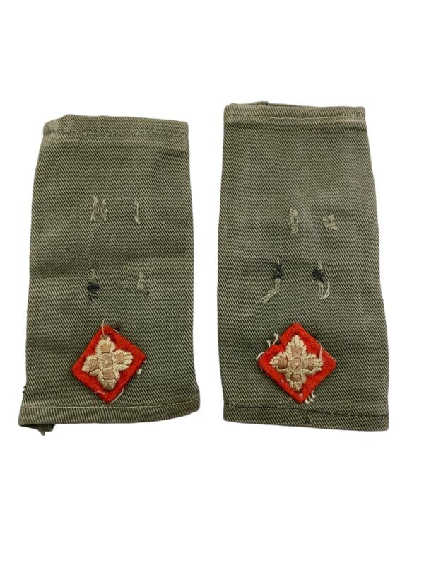 Canadian Army Bush Dress Officers Slip On Shoulder Boards Pair