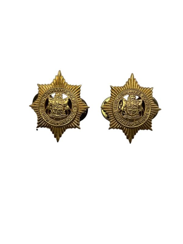 South African  Police Collars Insignia Pair