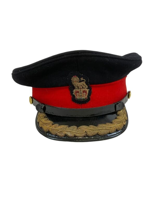 Canadian Forces Generals Peak Cap for Patrol Dress Size 7 Named