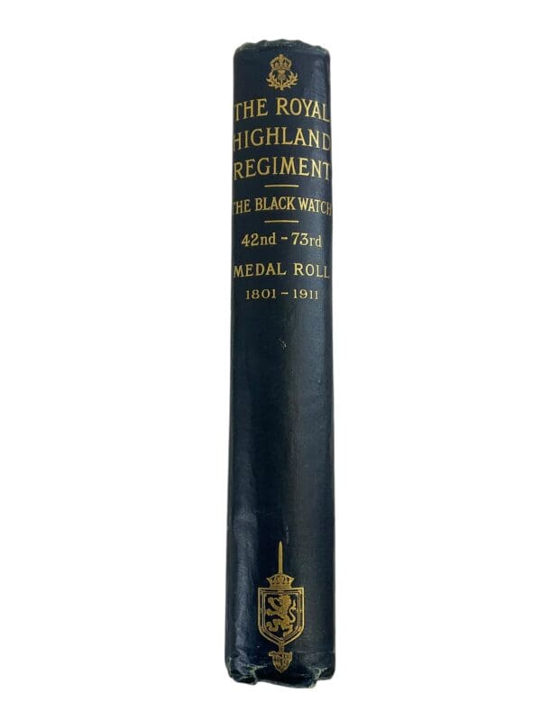 British Royal Highland Regiment Black Watch 42nd 73rd Medal Roll Reference Book