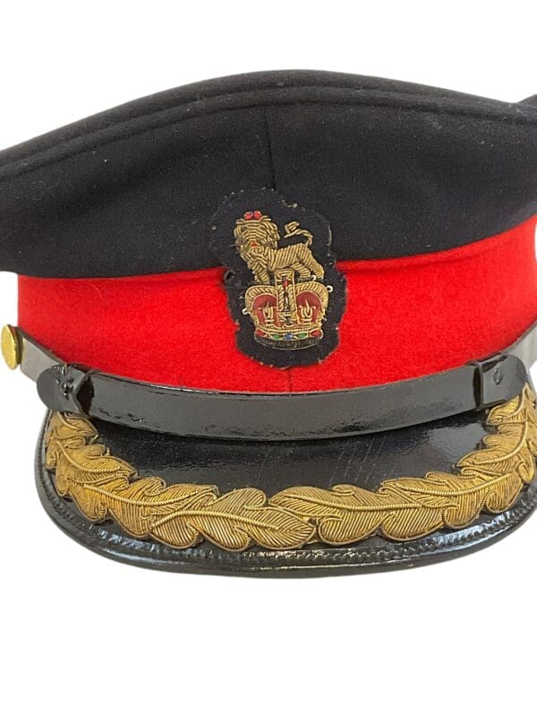 Canadian Forces Generals Peak Cap for Patrol Dress Size 7 Named