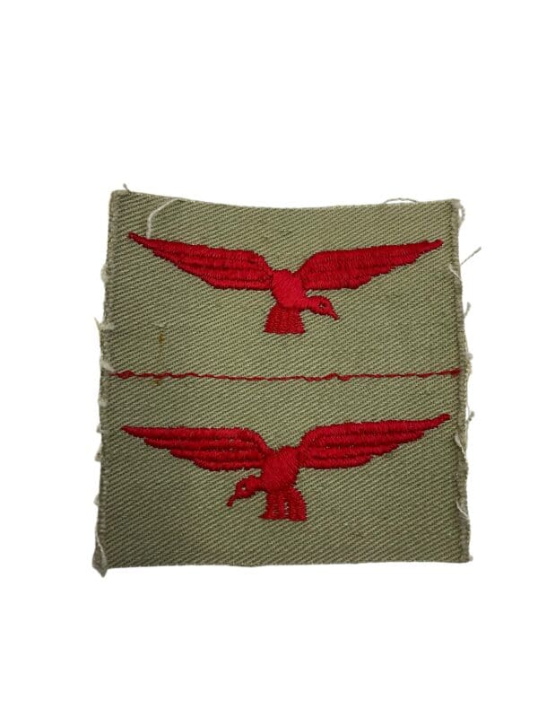 WW2 Canadian RCAF Tropical Sleeve Eagles Insignia Pair