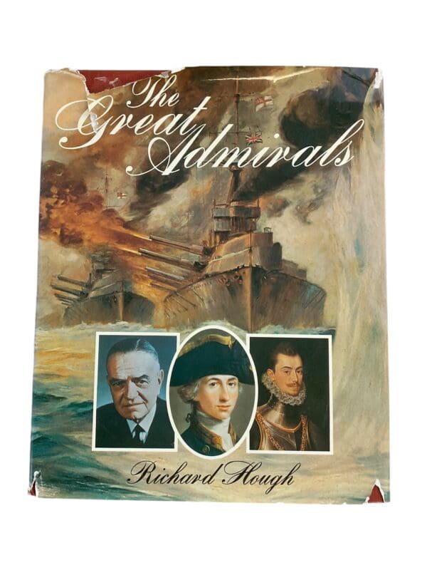 British US Navy The Great Admirals Richard Hough Hardcover Reference Book