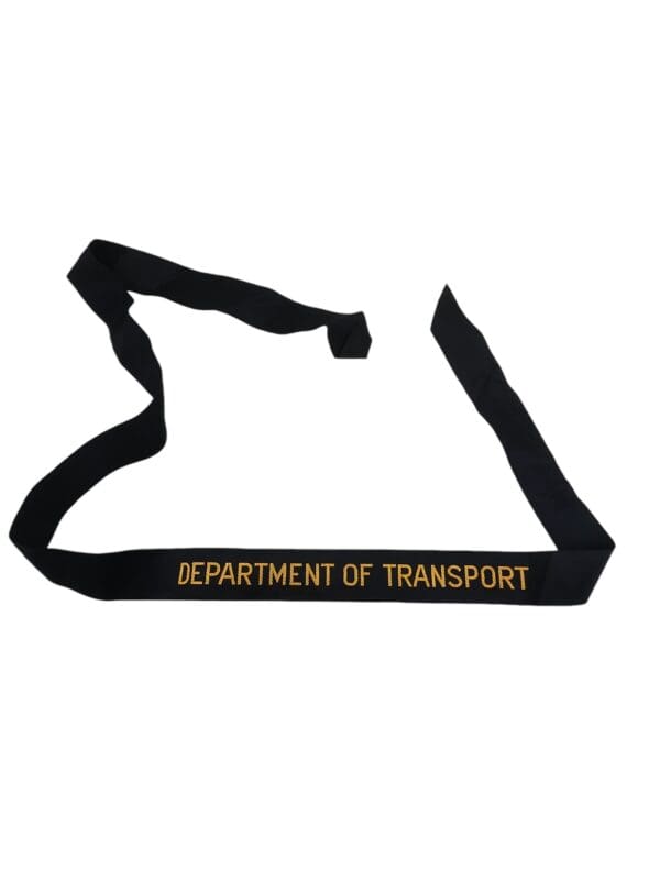 Canadian Department Of Transport Full Length Cap Tally