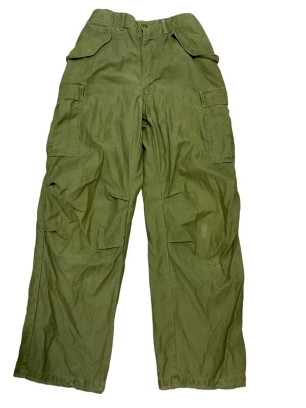 US Army OG107 OD Green Cold Weather Trousers Size Small Long