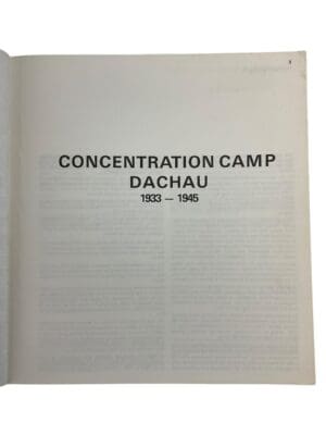 WW2 German Concentration Camp Dachau 1933-1945 Softcover Reference Book