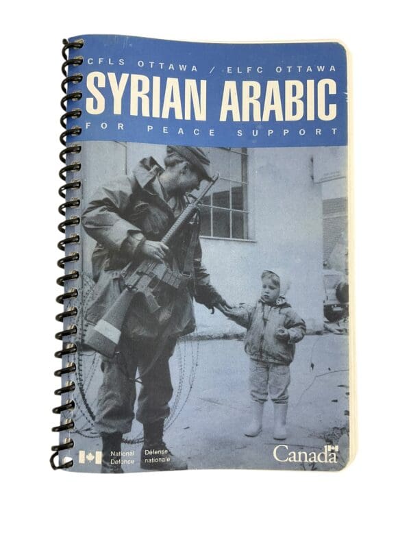 Canadian Forces Syrian Arabic 1998 Training Manual