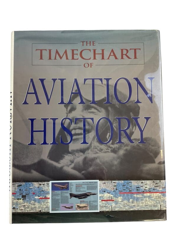 WW1 WW2 British US German The Timechart of Aviation History HC Reference Book