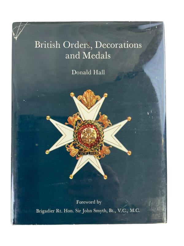 British Orders Decorations and Medals Donald Hall Hardcover Reference Book