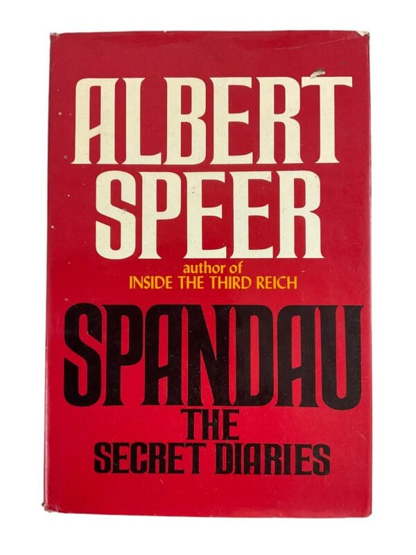 WW2 German Spandau The Secret Diaries Hardcover Reference Book