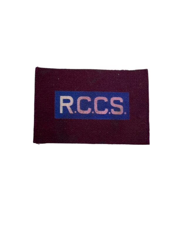 WW2 Canadian 5th Division RCCS Signal Corps Canvas Divisional Patch Single