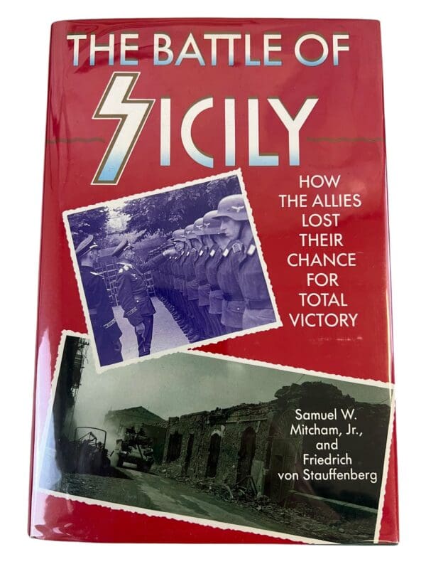 WW2 US British Battle of Sicily Hard Cover Reference Book