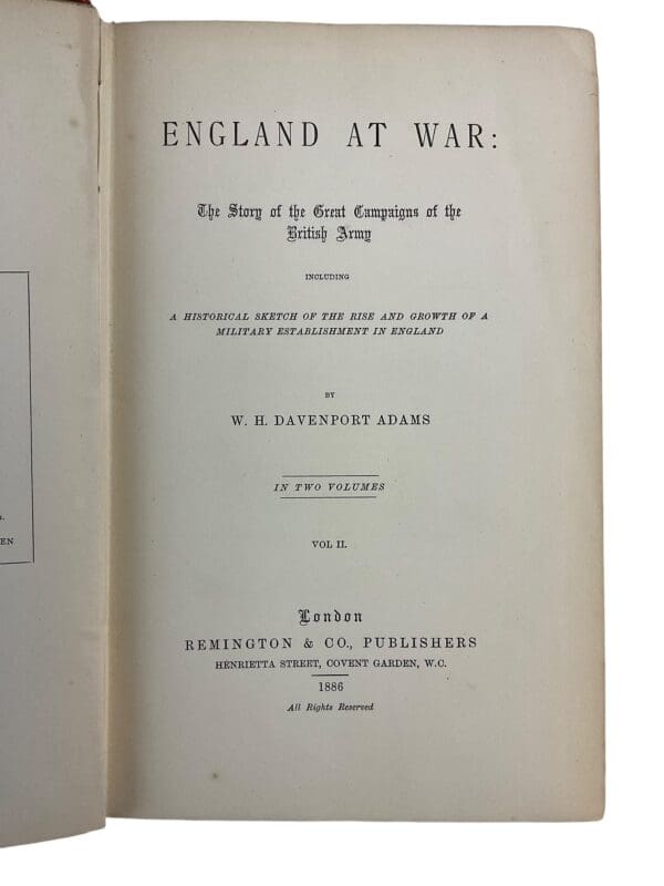 British Army England at War Great Campaigns 2 Volumes Hard Cover Reference Book