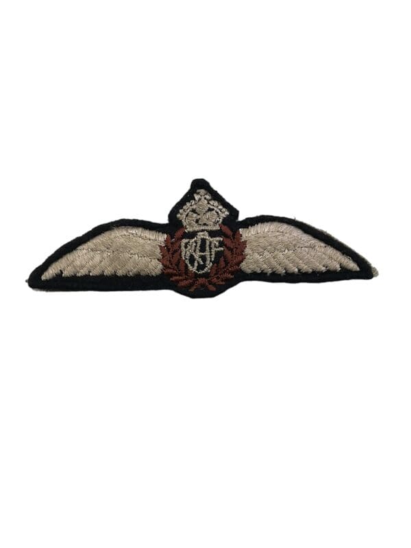 WW2 Canadian RCAF Padded Pilots Wing Brevet