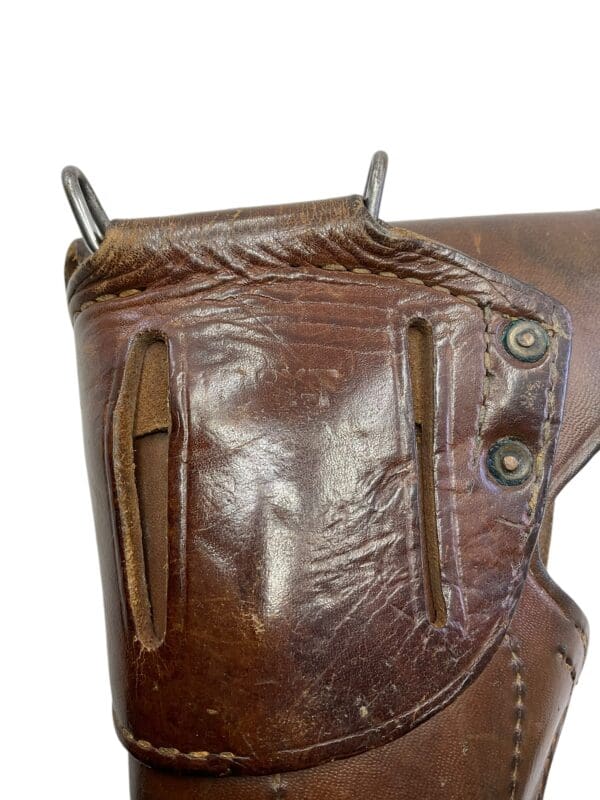 WW2 US M1911a1 Pistol Holster Maker Marked Boyt Dated 1942 - Image 3