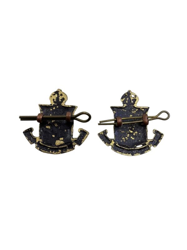 WW2 Indian Army Ordnance Corps Collars Insignia Pair