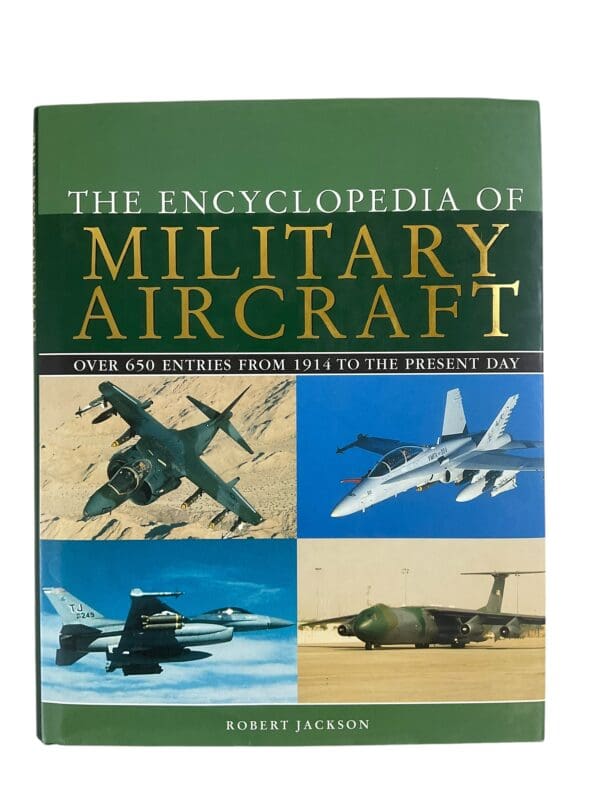 WW1 WW2 US British German Encyclopedia of Military Aircraft HC Reference Book