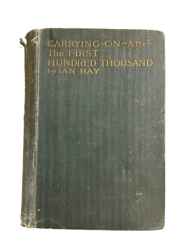 WW1 British BEF Carrying On After First Hundred Thousand Reference Book