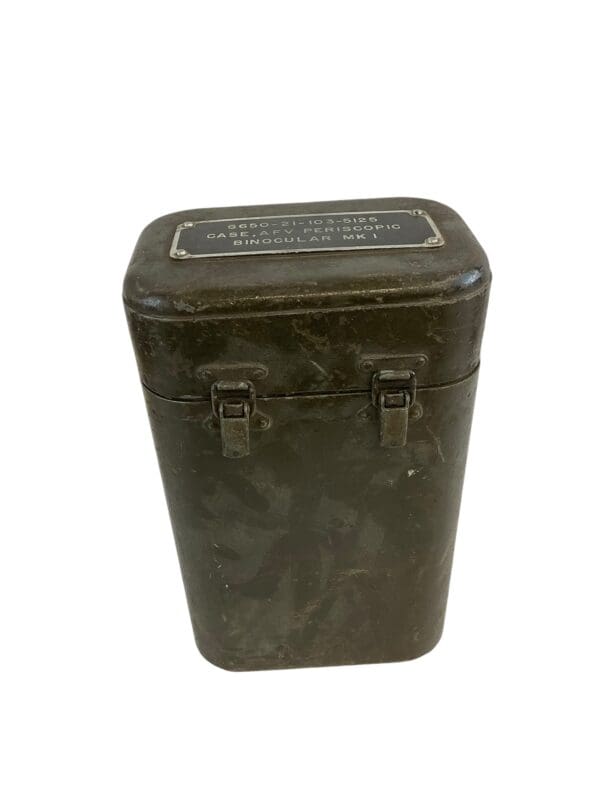 Canadian Army NATO Centurion AFV Periscope Binocular MK I With Case Dated 1953 - Image 12