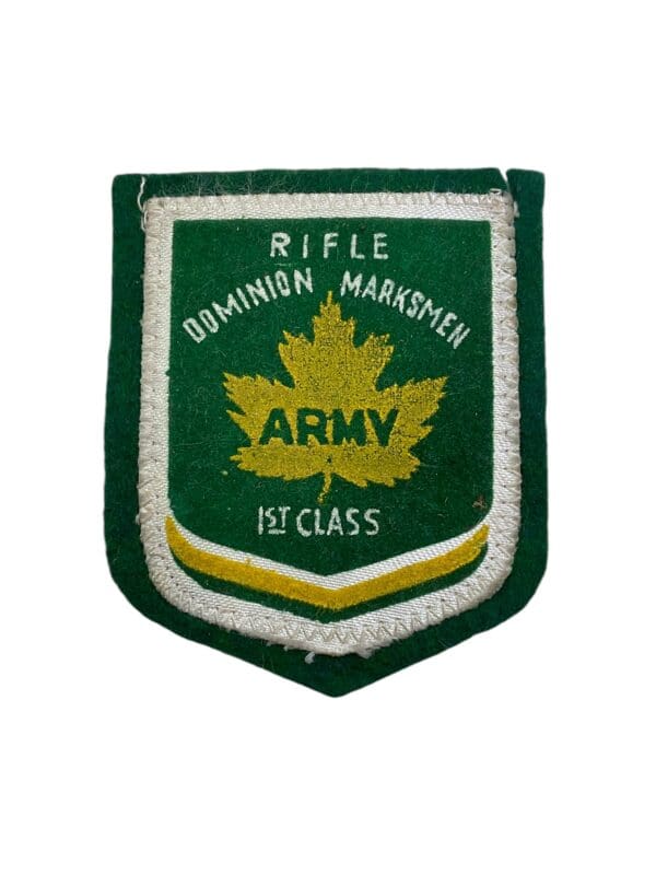 Canadian Forces Dominion Rifle Marksmen Army 1st Class Patch