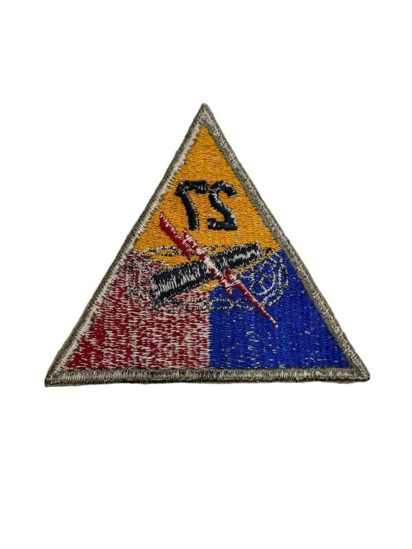 WW2 US Army 27th Armored Division Patch Shoulder Sleeve Insignia SSI