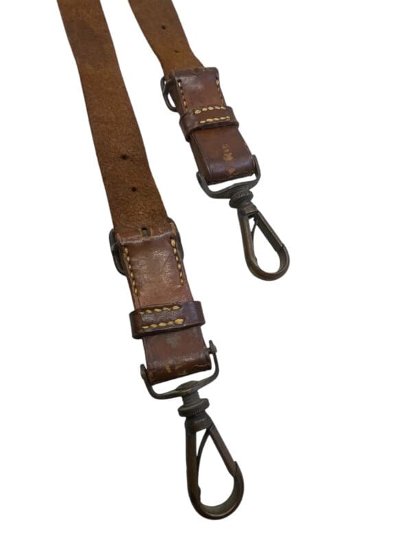 WW1 US AEF Officers Leather Sword Slings Straps - Image 3