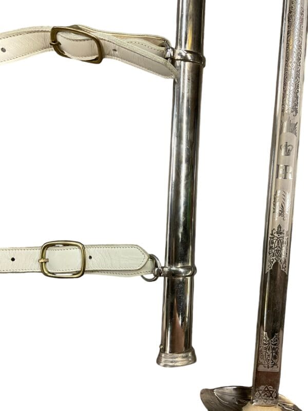 Canadian Forces 1897 Pattern Infantry Officers Sword E2R with Belt RCR - Image 11