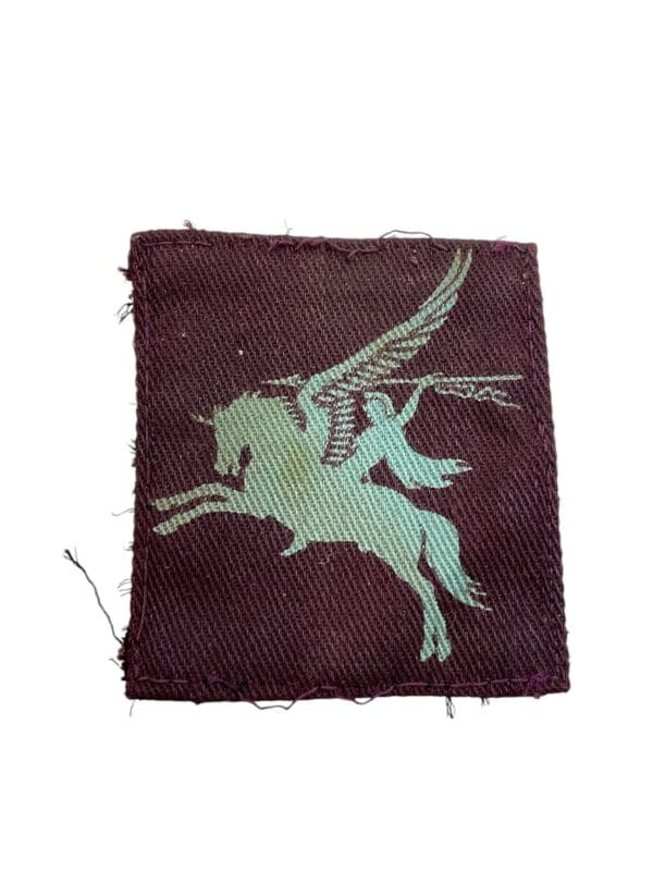 WW2 British Airborne Pegasus Canvas Patch Insignia Single