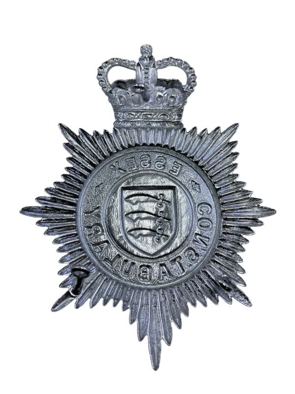 British Essex Constabulary Police Helmet Plate