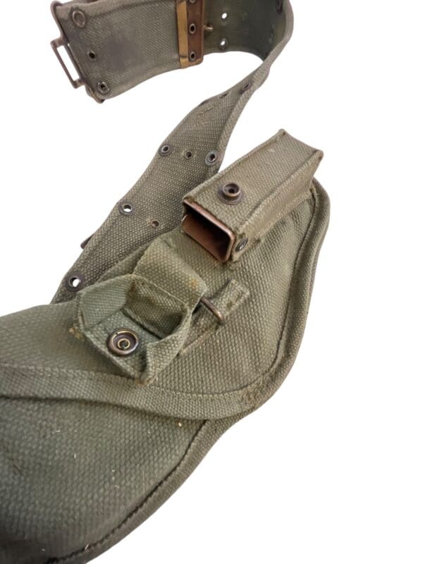 Canadian Army Korean War 51 Pattern High Power Holster and Web Belt - Image 3