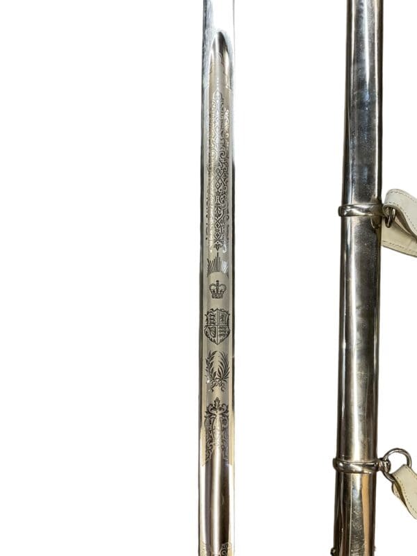 Canadian Forces 1897 Pattern Infantry Officers Sword E2R with Belt RCR - Image 14