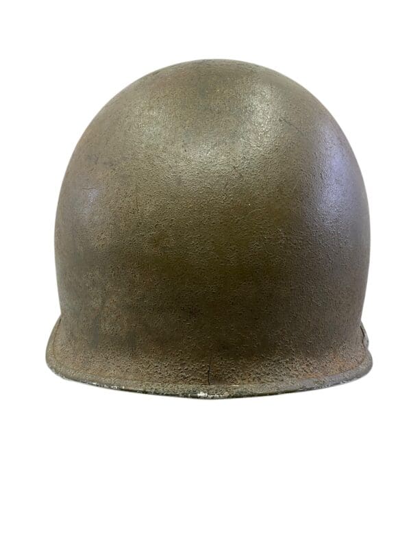 WW2 US Army Steel Helmet Front Seam Fixed Bale McCord Shell - Image 3