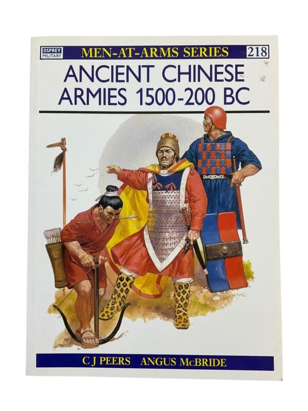 Ancient Chinese Armies 1500 to 200 BC Osprey Military No 218 SC Reference Book