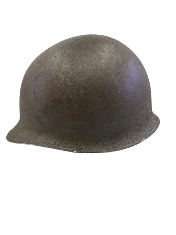 WW2 US Army Steel Helmet Front Seam Fixed Bale McCord Shell