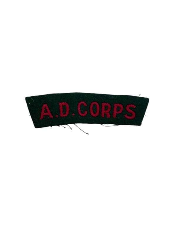 British Army Dental Corps Shoulder Title Insignia Single