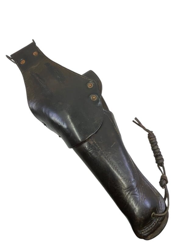 WW1 US AEF M1912 Dismounted Long Drop M1911 Holster Named - Image 4