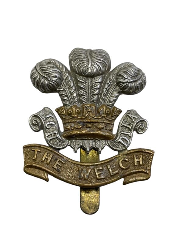 WW2 British Welch Regiment Cap Badge