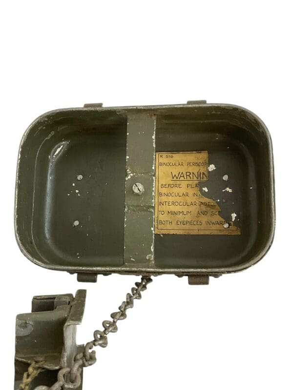 Canadian Army NATO Centurion AFV Periscope Binocular MK I With Case Dated 1953 - Image 14