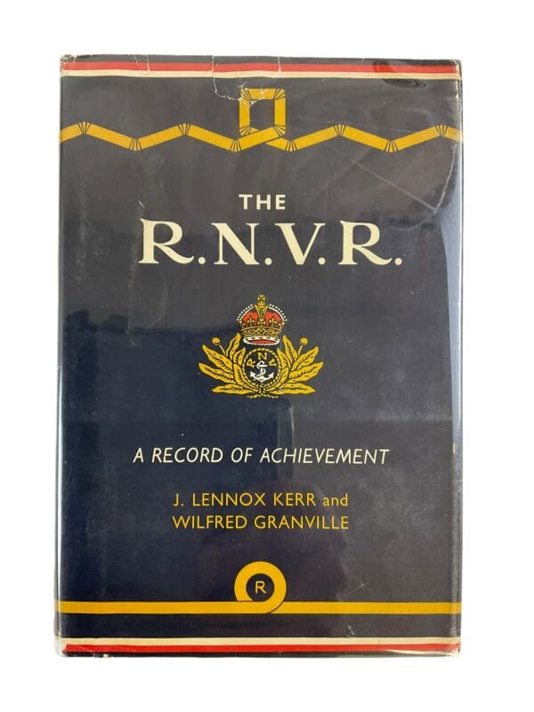 WW1 WW2 British Navy The RNVR A Record of Achievement Hardcover Reference Book