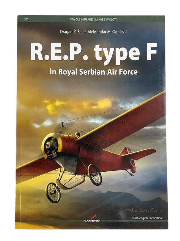 WW1 Serbia R.E.P. Type F In Royal Serbian Air Force Reference Book