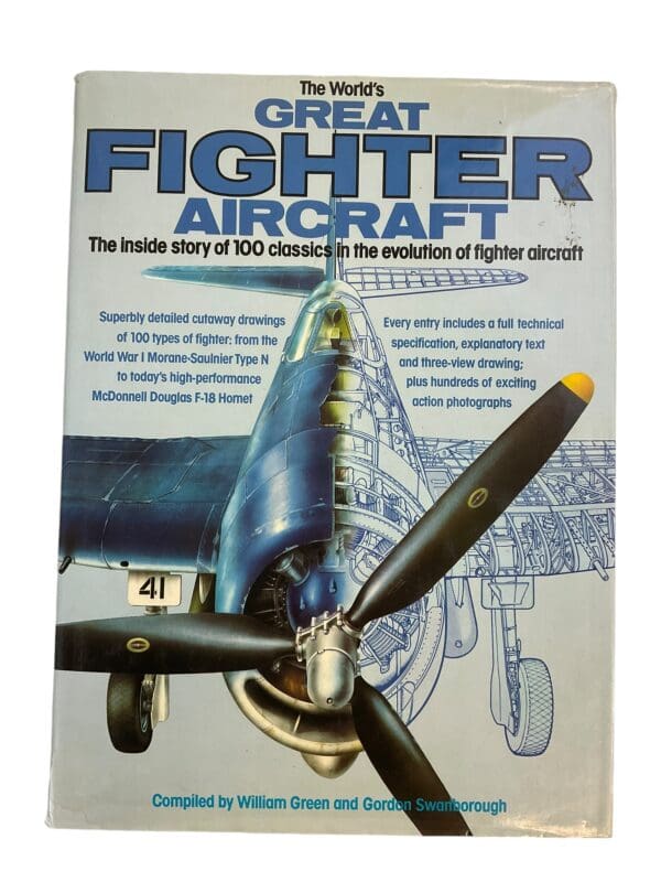 US German British Worlds Great Fighter Aircraft Hard Cover Reference Book