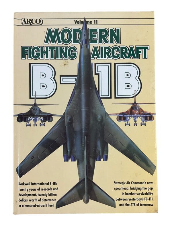 US USAF Modern Fighting Aircraft B-1B Arco Vol 11 Hardcover Reference Book