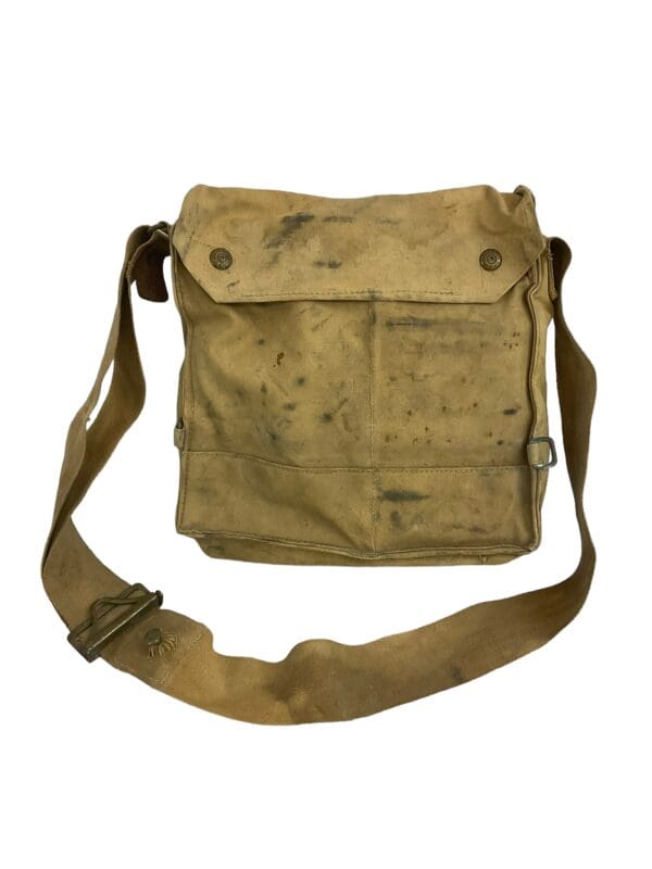 WW1 British US Named SBR Small Box Respirator with Carrier Broad Arrowed