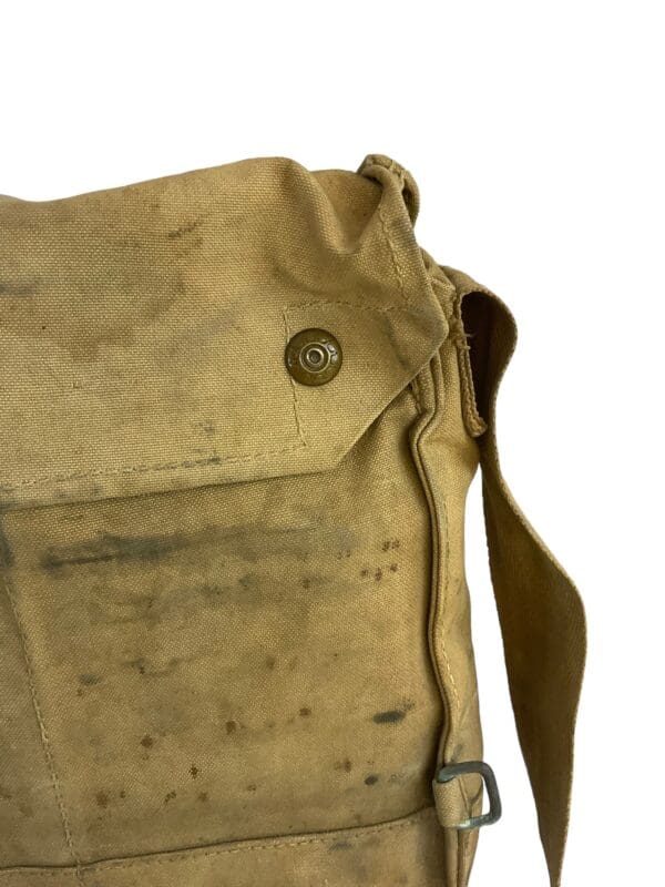 WW1 British US Named SBR Small Box Respirator with Carrier Broad Arrowed - Image 5