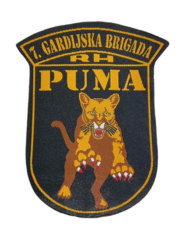 Croatia Croatian Army 7th Gardijska Brigade Puma Patch