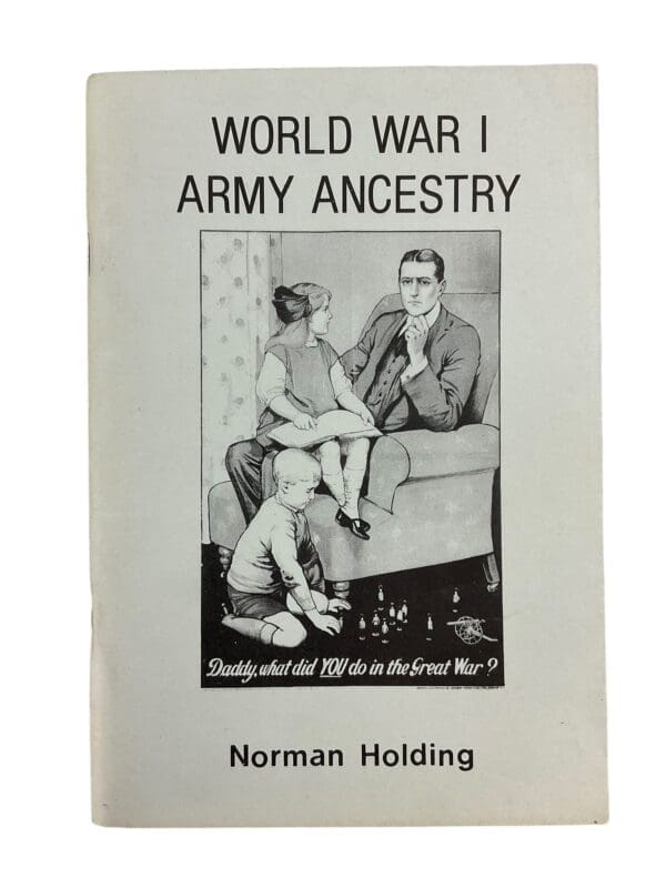 WW1 British BEF WW1 Army Ancestry Reference Book