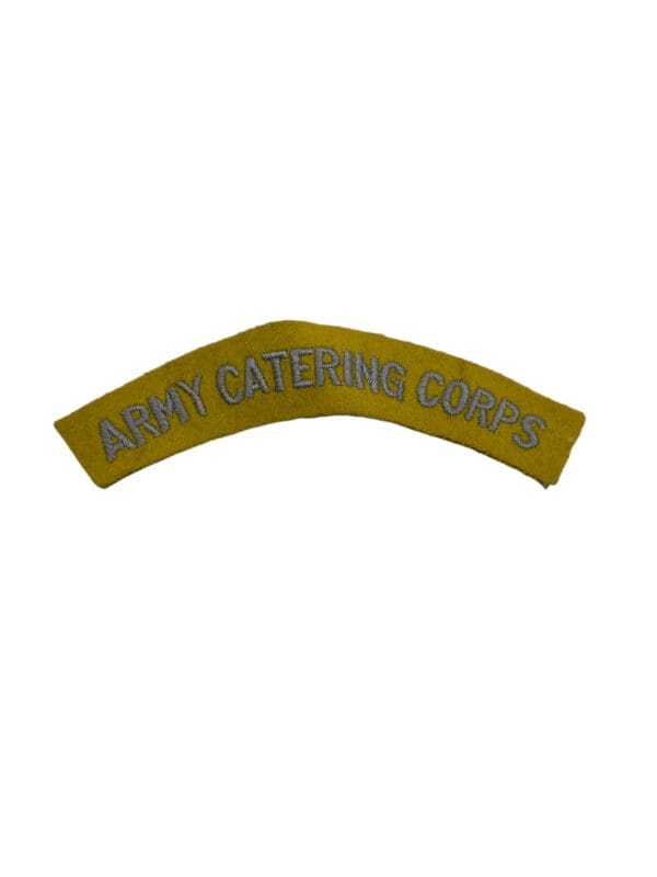 British Army Catering Corps Shoulder Title Insignia Single